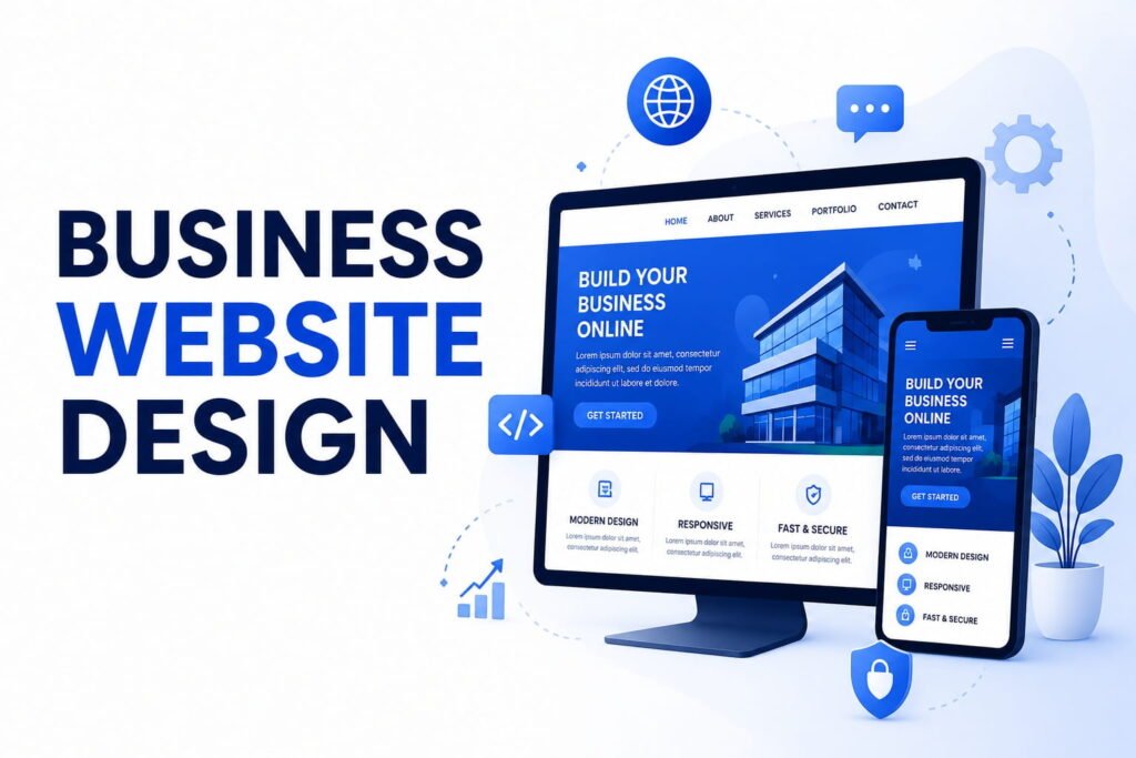 Business website deign