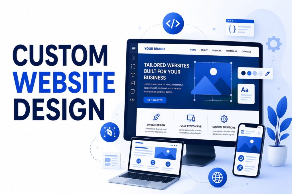 custom website design