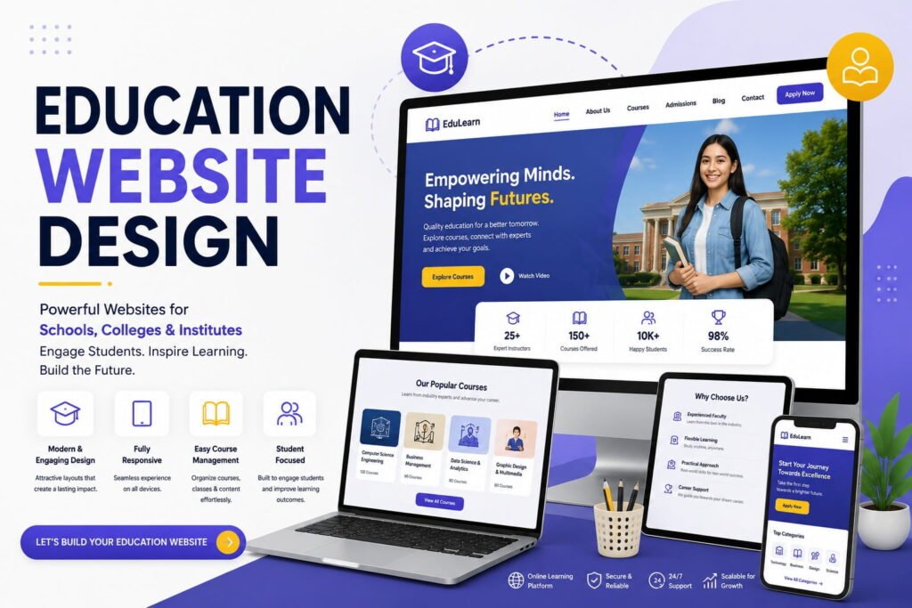 education website design